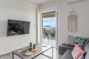 Fantastic sea view one-bedroom apartment - Lagonissi